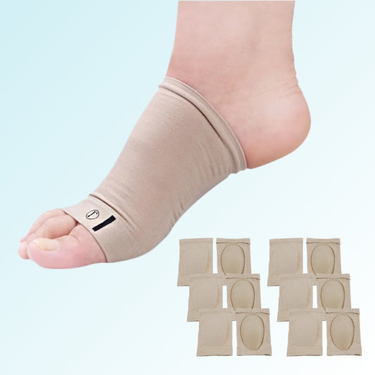 6 Pack - Gel Arch Compression Sleeves