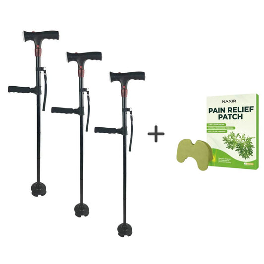 3x StandSecure Cane + Pain Patches Free Gift